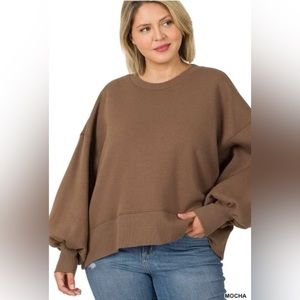 Beautiful Balloon sleeve sweatshirt